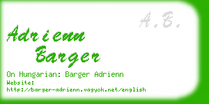 adrienn barger business card